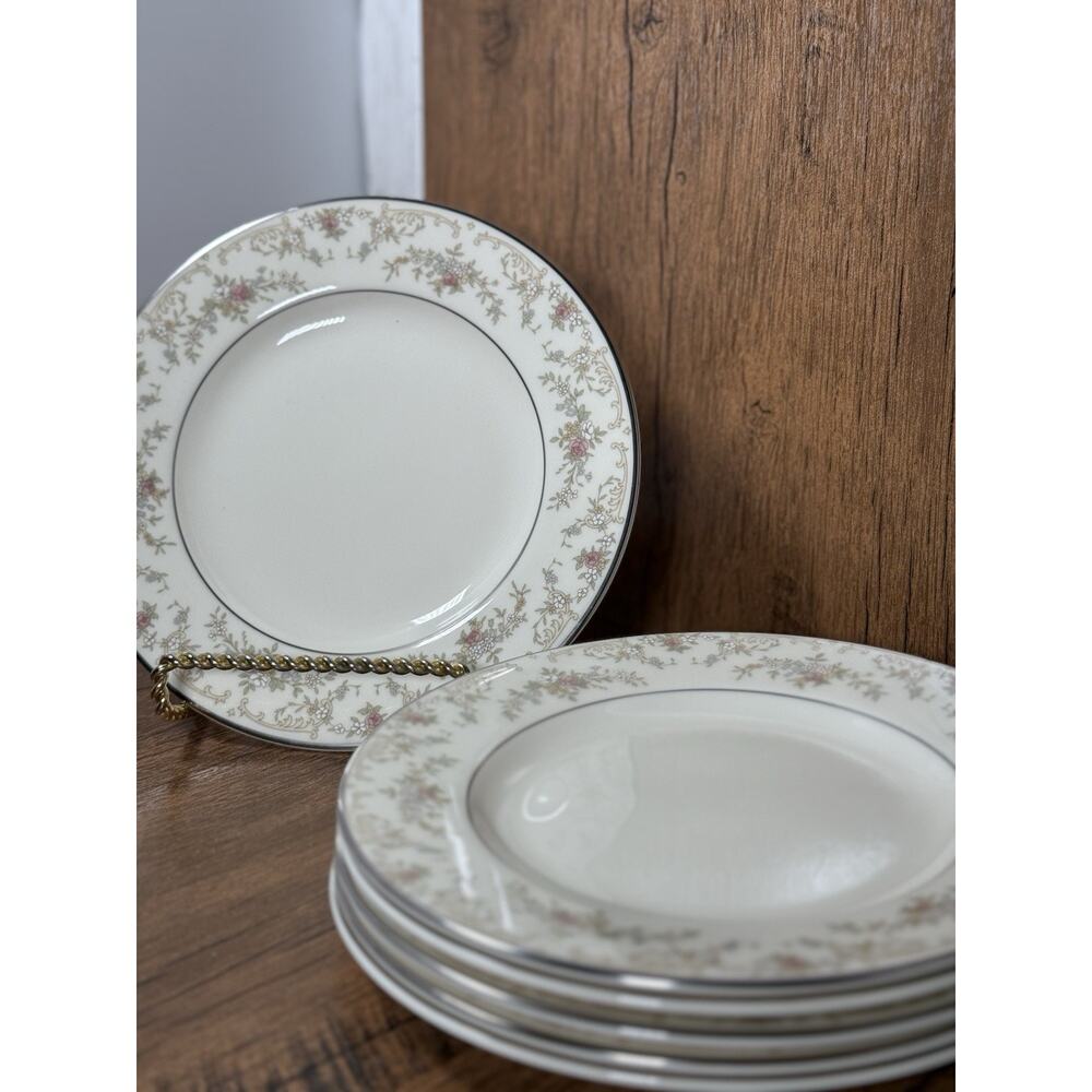 Set of 6 Royal Doulton China DIANA Romance Collection Dessert Plates Excellent!